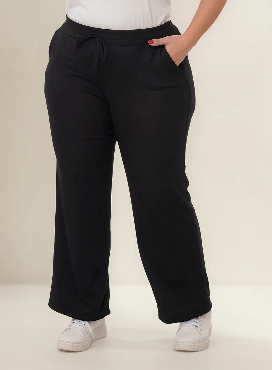 Descubra a Calça Pantalona Plus Size Feminina que Vai Transformar Seu Estilo!